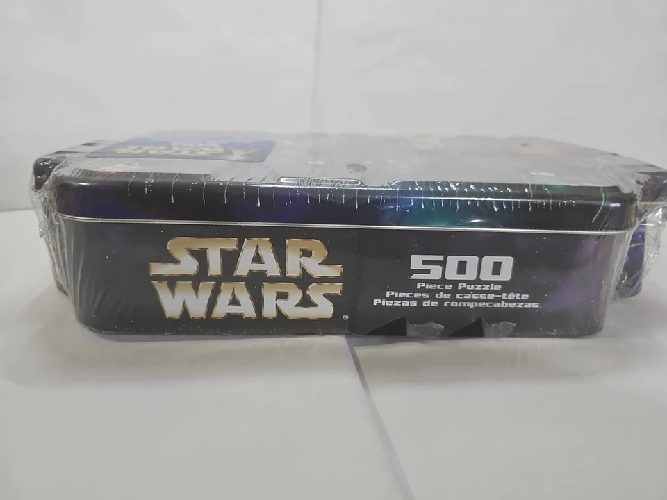 Juego de rompecabezas de 500 piezas Star Wars Villains edades 10+ caja de hojalata 2002 Hasbro nuevo Foto 4 de 4