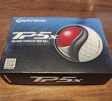 TaylorMade TP5x White Golf Balls 12 Pack 5-Piece Urethane