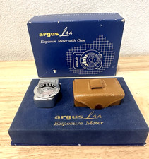 Argus L44 Light Exposure Meter w/ Leather Case  Box - Mint