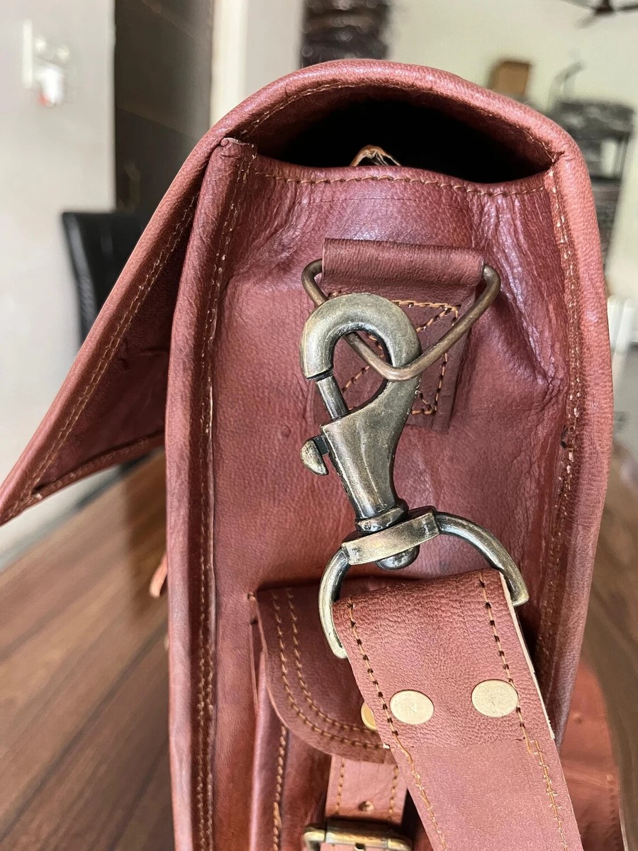 バッグ vintage utility leather shoulder bag 1999 Leather Vintage Men Messenger Shoulder Bag Laptop Satchel