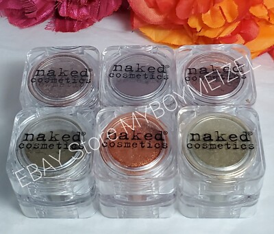 NAKED Cosmetics Loose Mica Pigment Urban Rustic 6 pc Collection #UR 1 2