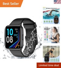 Stylish Fitness Watch with Heart Rate Monitor & 9 Sport Modes – 5-7 Days Battery