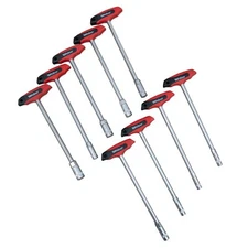 T-Griff Steckschlüsselsatz 9-tlg. Steckschlüssel Satz 6-14 mm Sechskantschlüssel