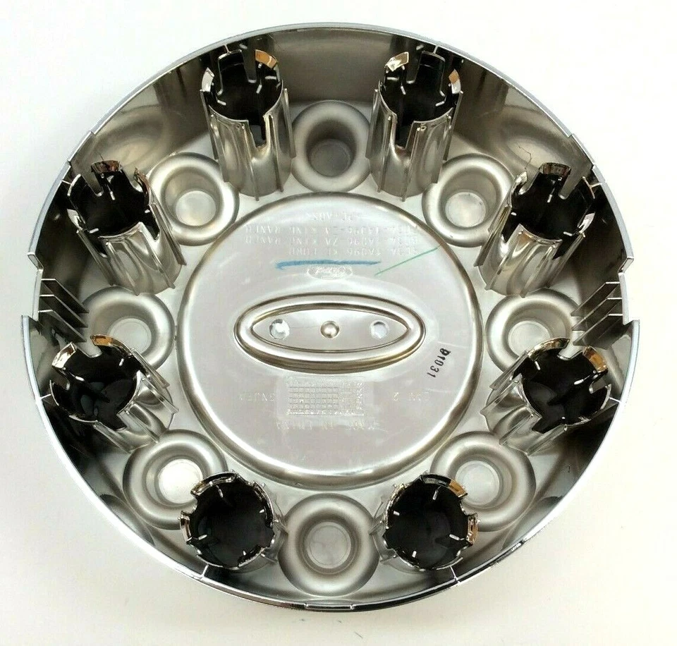 Tapacubos cubierta central cromada Ford F250 F350 Super Duty 2005-2016 nuevo OEM Foto 3 de 4