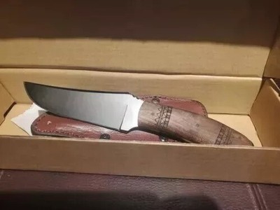 Handmade 80CrV2 Belt Knife With Tribal Pattern Winkler Compatible Very Sharp