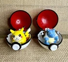 Pokemon Nintendo 1998 Vintage Blastoise Pikachu Pencil Topper Lot of 2 Toppers