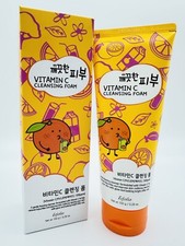 esfolio VITAMIN C Cleansing Foam 5.29 oz Korean Face Cleanser, Made in Korea