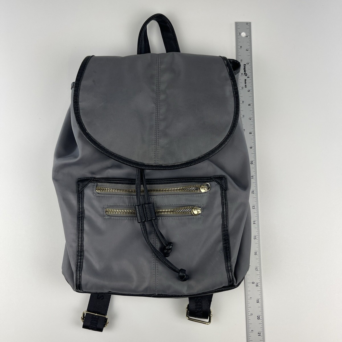 Steve Madden Black and Gray Backpack Purse New STEVE MADDEN 2 PC GIFT SET Bling Rhinestone Backpack Bag  main image 2