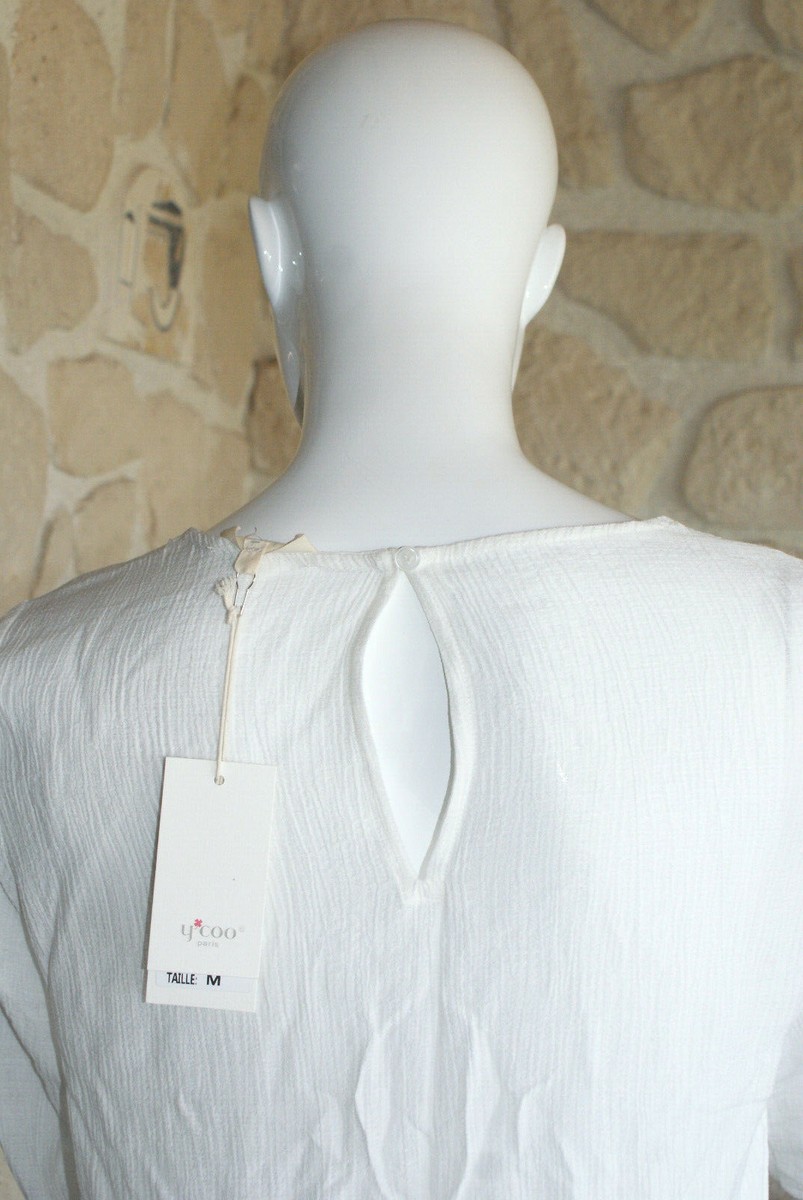 Chemisier Ycoo Taille S écru à Pois Noirs - Neuf Avec étiquettes (valeur 38€)
