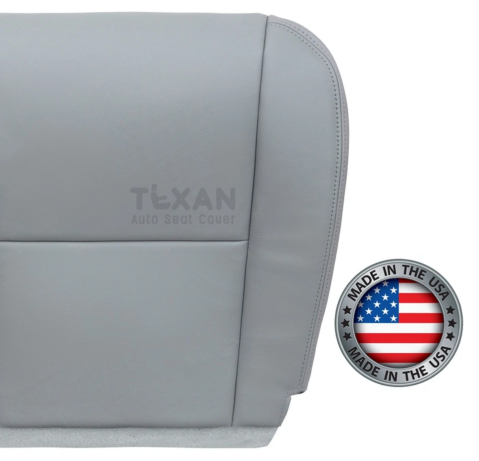 Se adapta a Toyota Tundra Limited 2005, 2006 parte inferior del lado del conductor cubierta de asiento de cuero gris Foto 4 de 4