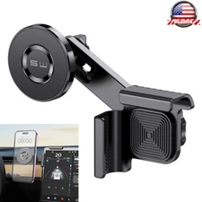 Magnetic Cell Phone Holder Mount Bracket Fit For Tesla Model 3 Y S X For iPhone