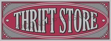 4'x10' THRIFT STORE BANNER Outdoor Indoor Sign XL Resale Shop Clothing Furniture