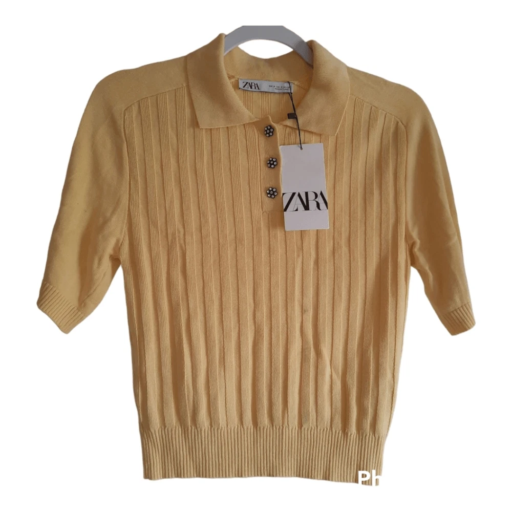 Knit collared cheap shirt