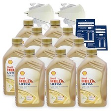 10 Liter original Shell Helix Ultra 0W40 Motoröl 550040467 MB229.5 0700 0710 SET