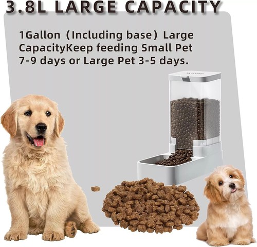 Distributeur d'alimentation automatique Gravity chiens chats animaux animaux grande capacité1