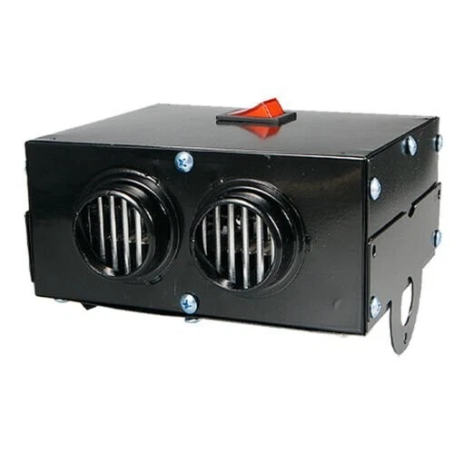12v METAL Heater Defroster fan Tractor Heat heating warmer 300w 12 volt DC  auto | eBay