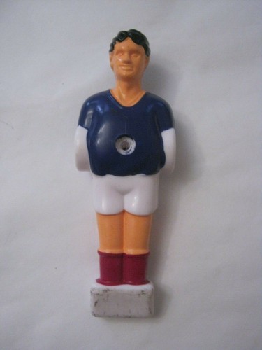 Fooseball Tournament Table Competition Man, Blue, Red Socks, 1/2" Hole (010-30)