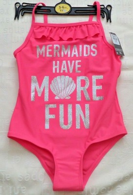 bright pink swimming costume