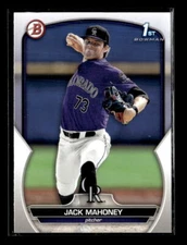2023 Bowman Draft Paper Jack Mahoney Colorado Rockies 1st #BD-29 5 Card Lot