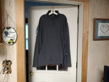 NWT Van Heusen Flex Gray Dawn Blue Long Sleeved Top Size Men's XL