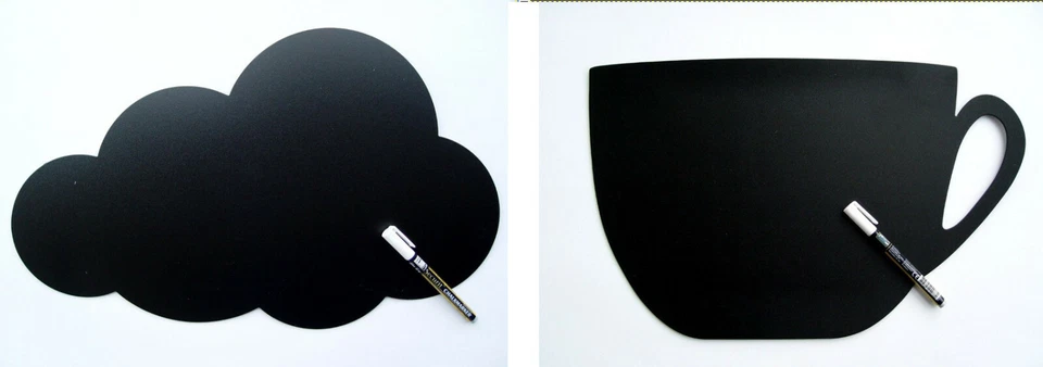 Silhouette Deko Tafel Kreidetafel Wandtafel Chalk Boards schwarz