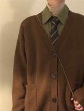 Men Cardigans Streetwear Autumn Winter Pocket Popular Male Knitting Daily