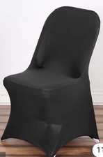 16 Pieces Spandex Folding Chair Covers Wedding, Party Stretch Fitted Slipcover