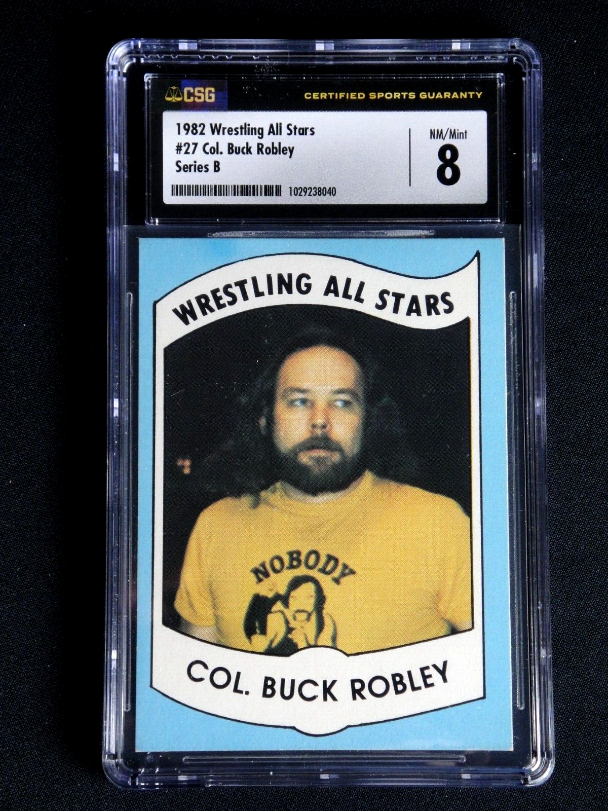 1982 Wrestling All-Stars Series B - Buck Robley #27 (RC) for sale ...