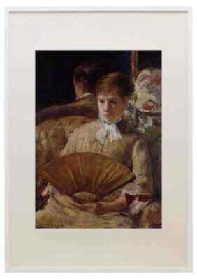 Cassatt Mary Portrait Of A Lady aka Miss Mary Ellison A3 A4 gerahmter Druck Bild