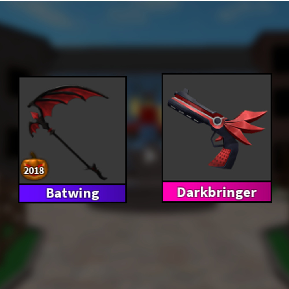 Roblox mm2 trading chrome slasher for darkbringer and batwing｜TikTok Search