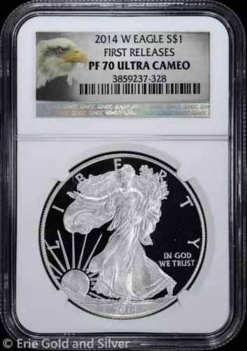 2014-W $1 Proof American Silver Eagle NGC PF 70 UC | First Releases