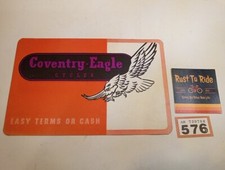 Vintage Bicycle Coventry Eagle Point Of Sale Shop Display #576