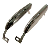 NEW! 1965 - 1966 Ford Mustang Front Bumper Guards Pair Right / Left Chrome  
