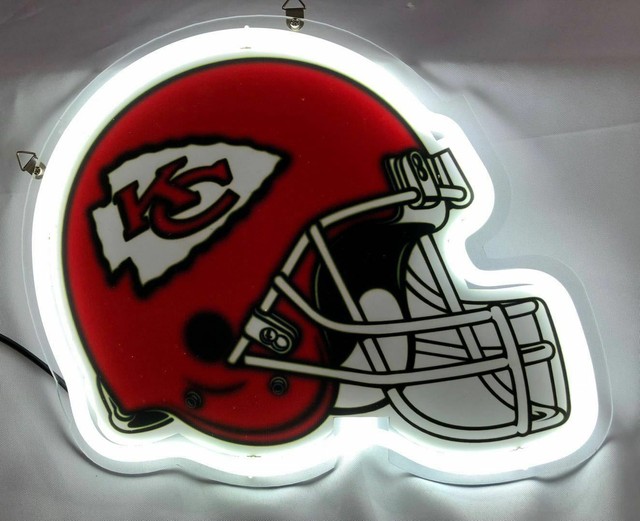14"x10" Kansas City Chiefs Acrylic Neon Sign Light Lamp Artwork Decor