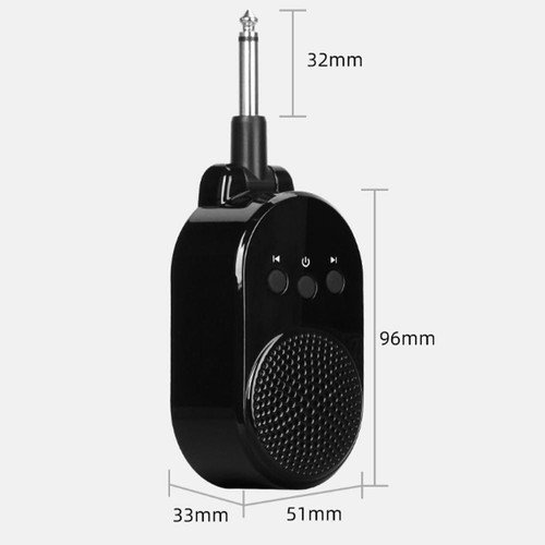 Mini Guitar Amp 5W Portable Small Electric Guitar Practice Amp Bluetooth фб G9P7 - Picture 10 of 10
