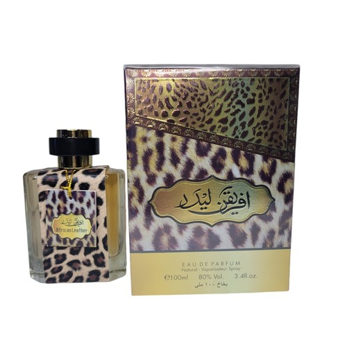 African Leather For MenEAU DE PARFUM natural 3.4FL.OZ Perfume New With Box