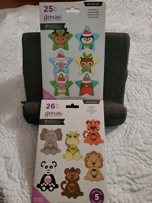 Crafters Companion  Multi media Appliques dies Lot of 2