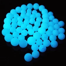 Loose round Glow in the Dark Beads, round Glass Beads, Luminous Solar Stones Bea