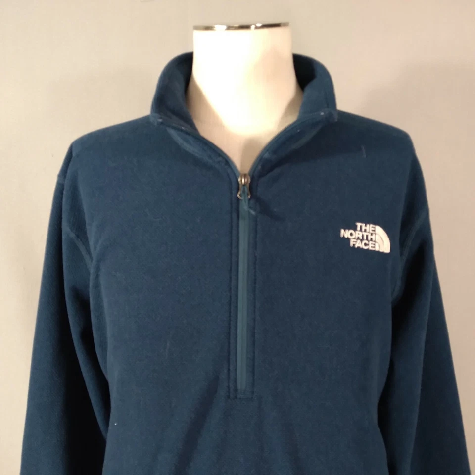The North Face Suéter Jersey 1/4 Cremallera Hombre XL Extra Grande Azul Polar Foto 2 de 4