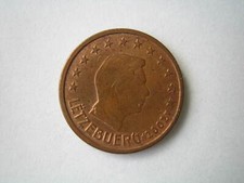 Luxemburg 2002 1 Kursmünze 2 cent Großherzog Henri aktuellem Umlauf gut erhalten