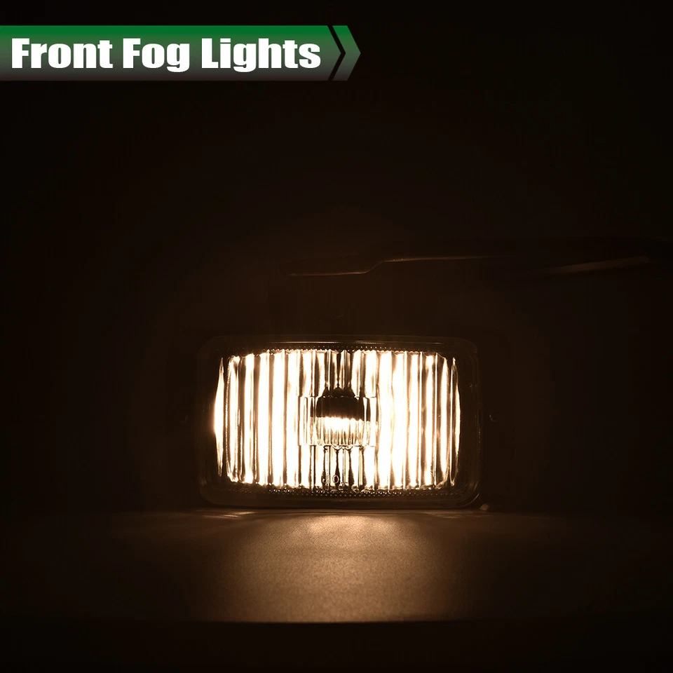 Faros antiniebla transparentes izquierda+derecha aptos para Chevrolet C1500 C2500 C3500 1988-2000 Foto 4 de 4