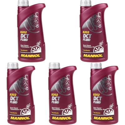 5x1 Liter Original MANNOL Getriebeöl 8202 DCT Fluid Gear Oil