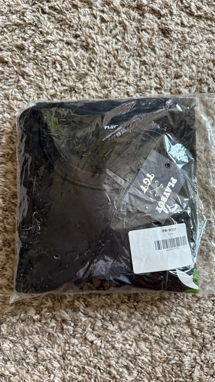 **RARA NUOVA** FELPA CON CAPPUCCIO PLAYBOY LA GRANDE RANA SERPENTE NERA SUPREME ANTI L