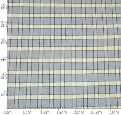 0,5m Flanell Karo Harry, blau, Hilco, A2500/78 (21,90 EUR/m) - Bild 2 von 2