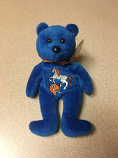 RARE CELEBRITY BEARS BORN A STAR 40 JOHN ELWAY BEANIE BABY TYPE DENVER BRONCOS
