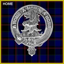 Home Scottish Clan Badge, Pewter