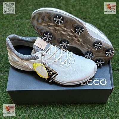 Ecco Biom Spikes WHITE GTX GORE TEX G3 Golf Shoe Sneaker   EU 45 US 11 .5