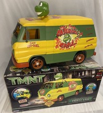 Playmates TMNT Cowabunga Carl Party Van 2007 Movie Toy Vehicle w  Pizza Launcher