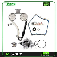 Timing Chain Cover Gasket kit Water Pump + Thermostat For 2006-2007 Saturn Vue