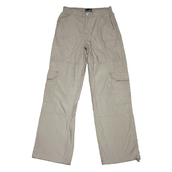 Jay Jays Parachute Cargo Pants Size 8 Beige Relaxed Straight Leg 30in Waist